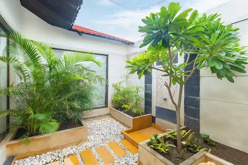 Aravali cottage open shower